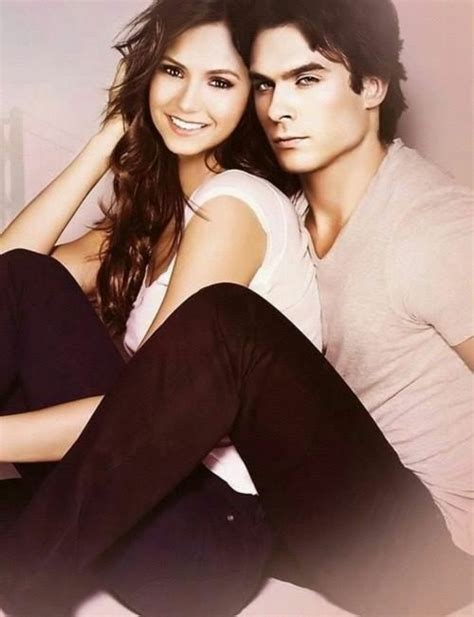 how long did damon and elena dating in real life